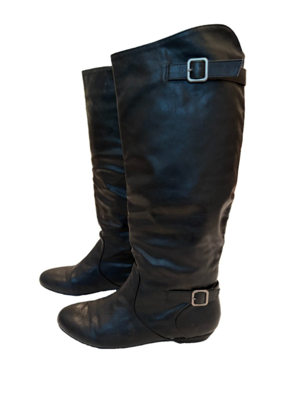 Chinese Laundry Next Shot Black Riding Boots Womens Size 10 / 41 Tall Knee High